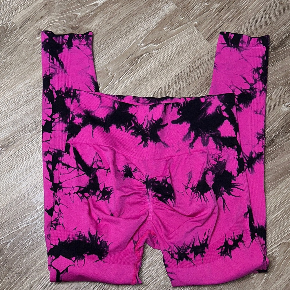 JoyLab Pink, Purple, and Blue Leggings Set - Picture 5 of 7